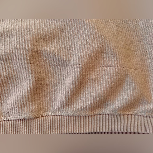 aerie Beyond Oversized Light Pink Quarter Zip Size Small 100% Cotton - Picture 14 of 16